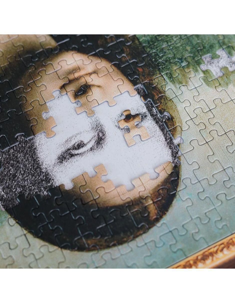 Rompecabezas Mona Lisa Leonardo Da Vinci con marco 500 piezas Rompecabezas Mona Lisa Leonardo Da Vinci con marco 500 piezas