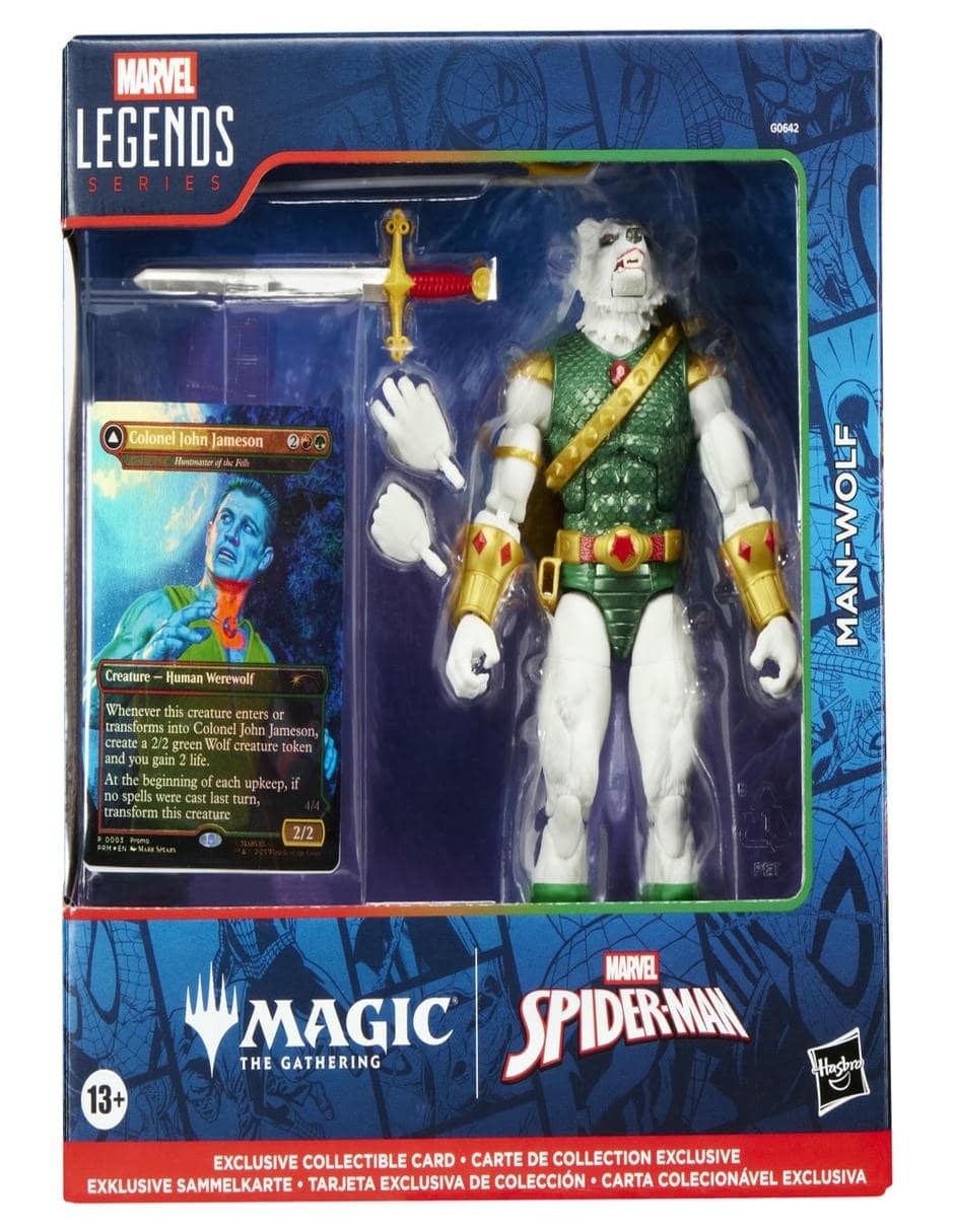 Figura de acción articulada Spider-Man Man-Wolf collectors Marvel