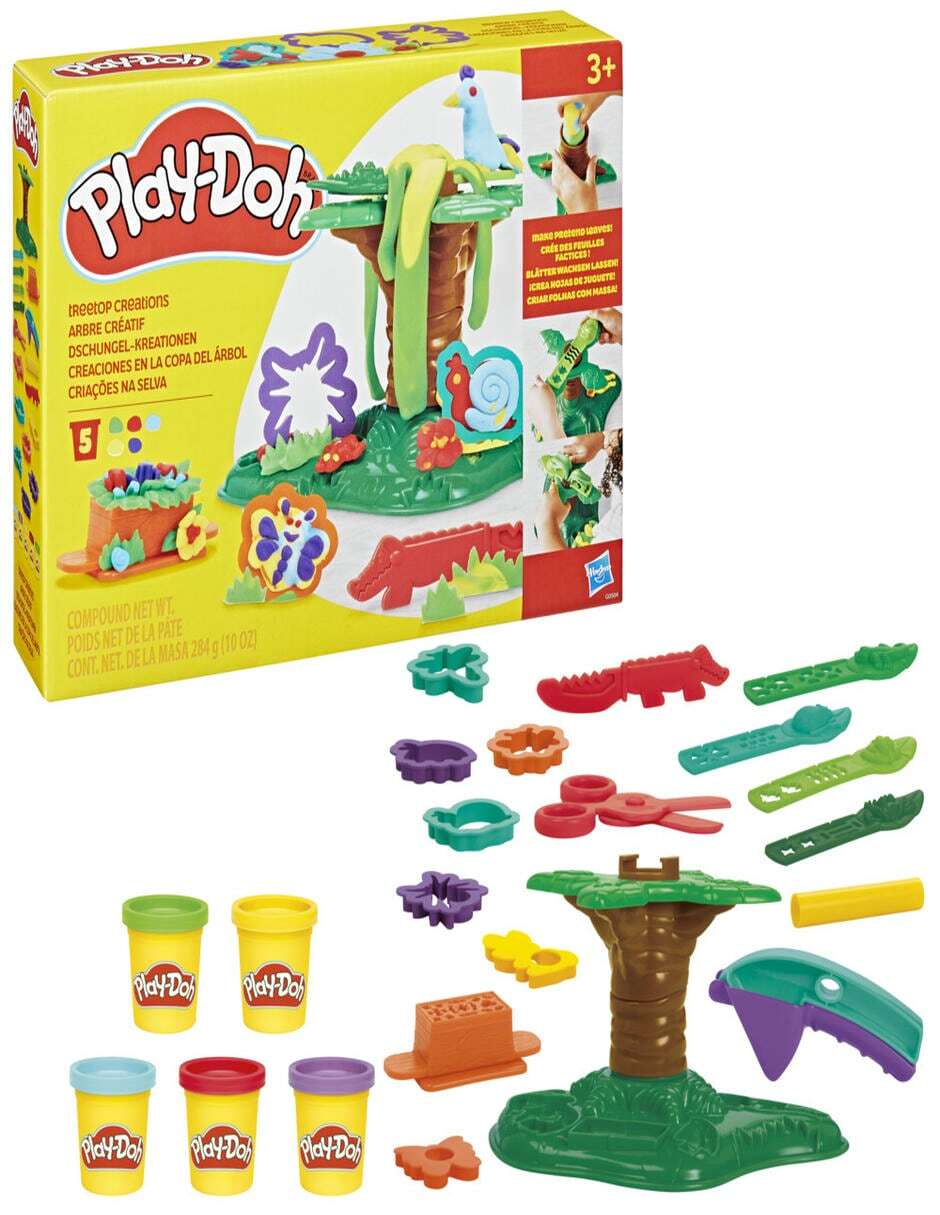 Set de juego Play-Doh Creaciones en la Copa del Árbol Play Doh