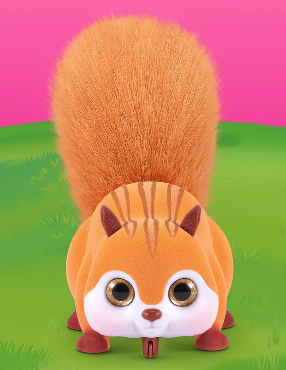 Peluche de ardilla pets alive de 13 cm