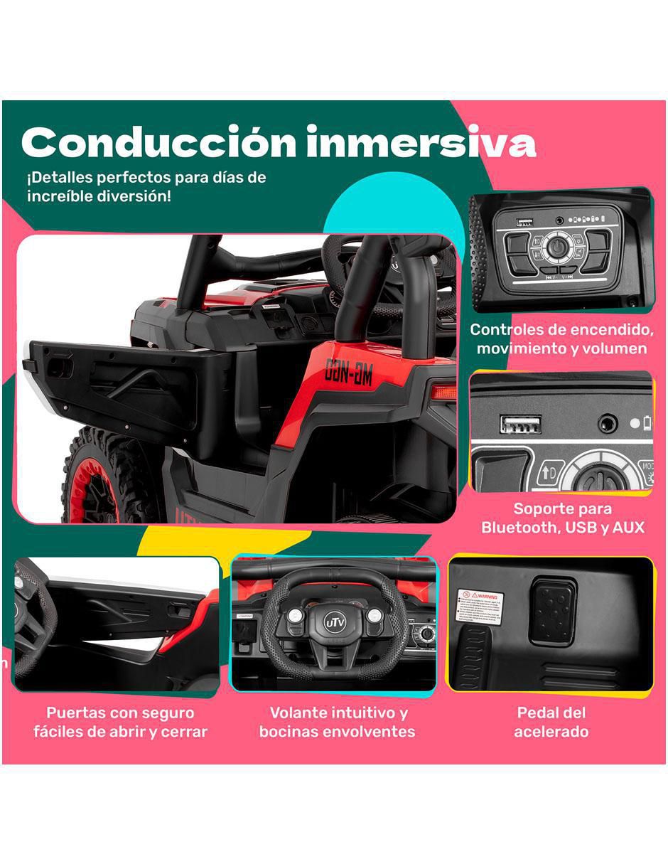 Cuatrimoto montable con control remoto de batería 3