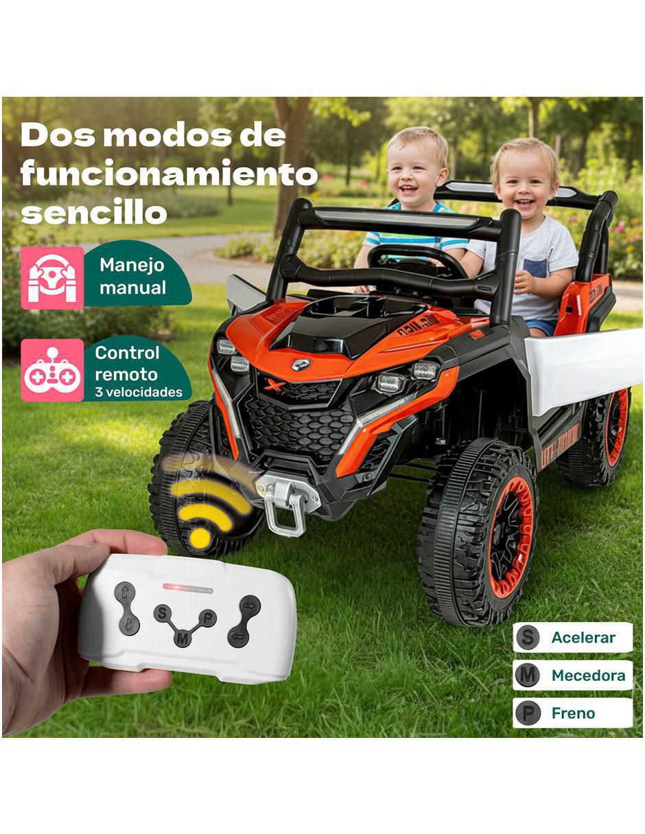 Cuatrimoto montable con control remoto de batería 4