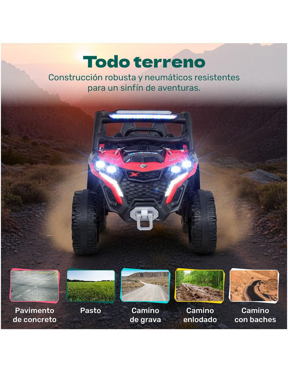 Cuatrimoto montable con control remoto de batería 7