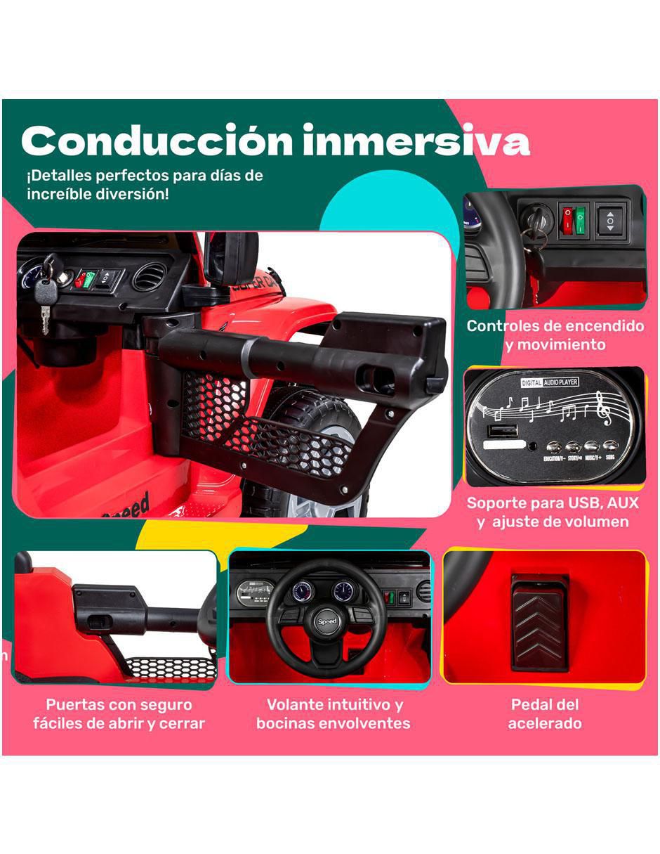 Cuatrimoto montable con control remoto de batería 4