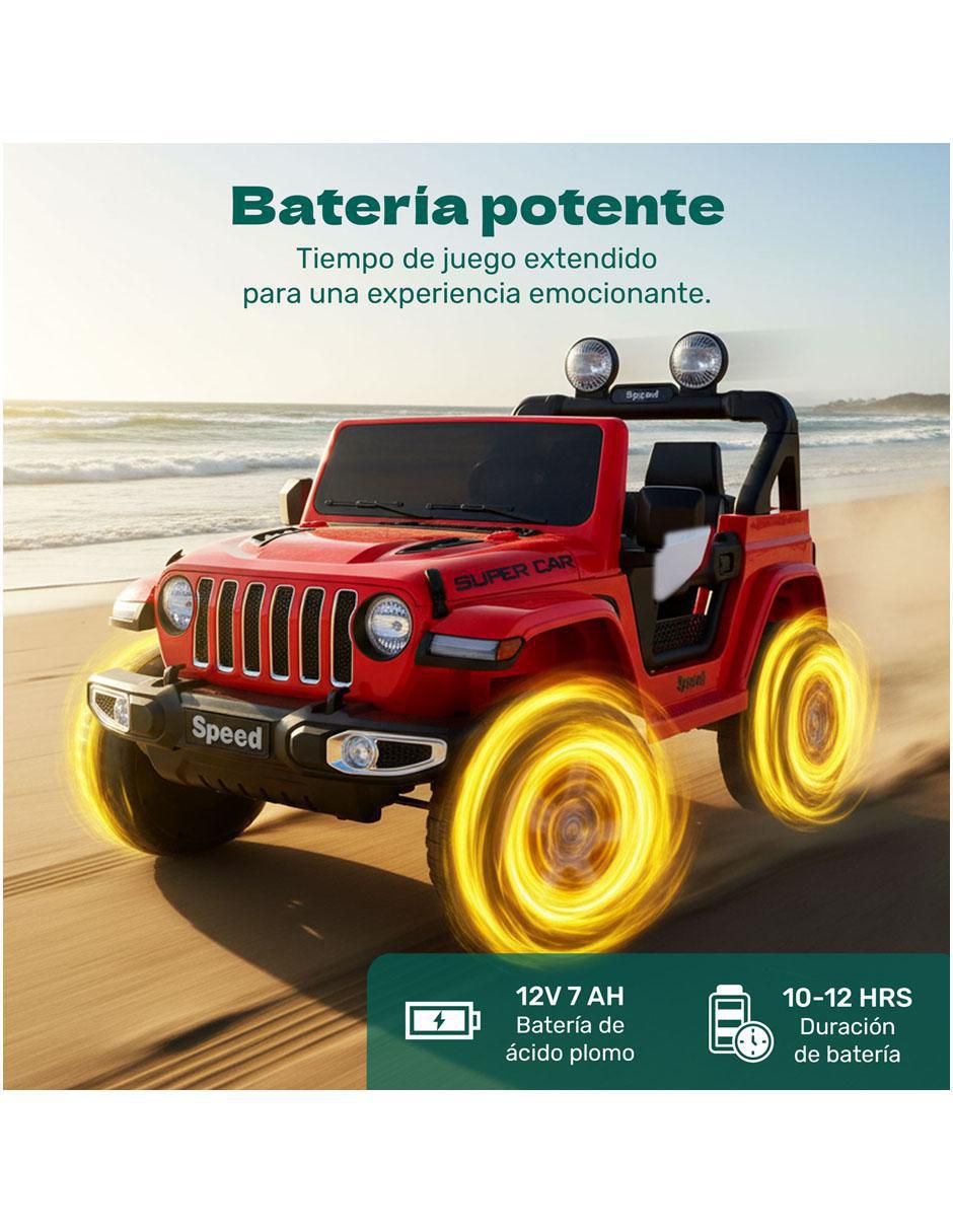 Cuatrimoto montable con control remoto de batería 8