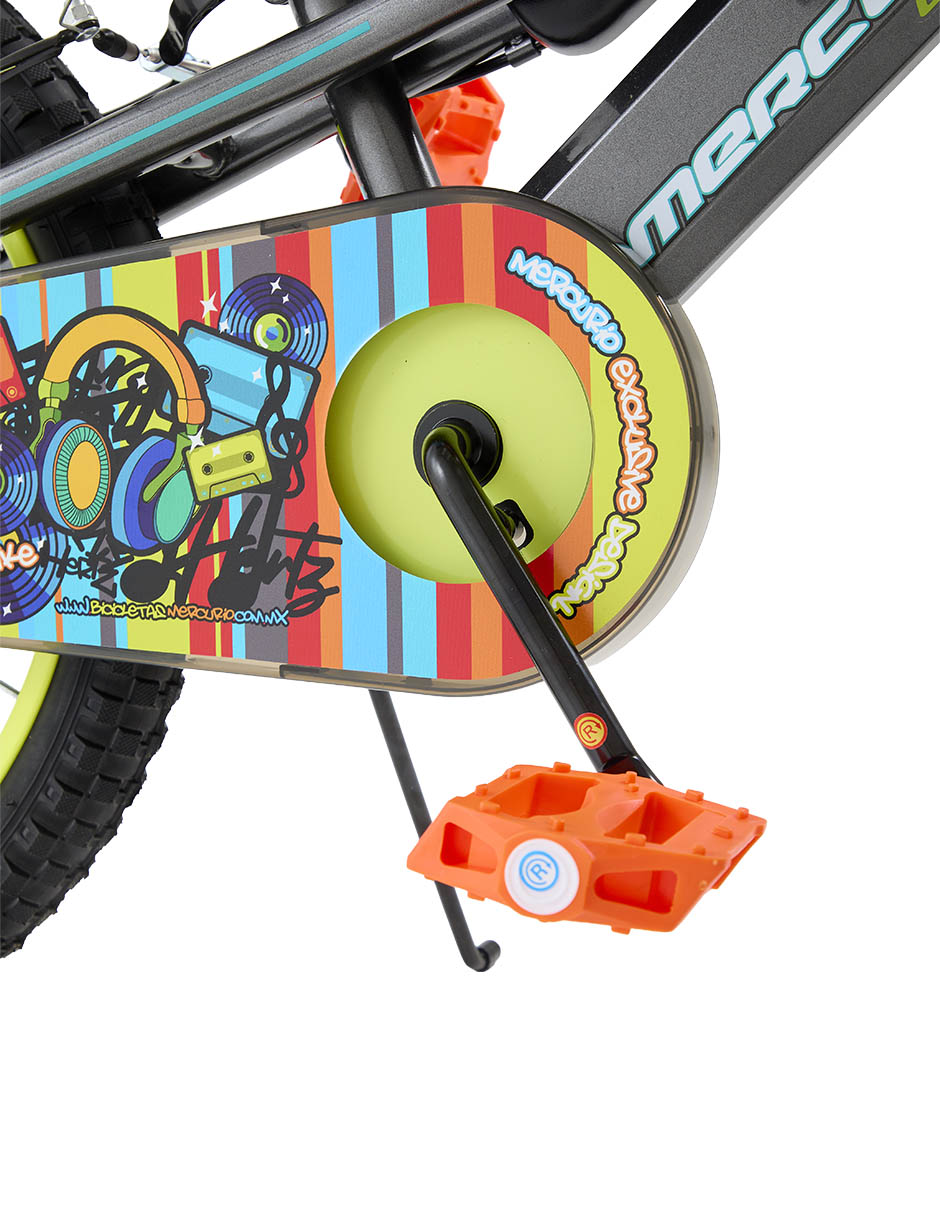 Bicicleta infantil mercurio rodada 20 para niño
