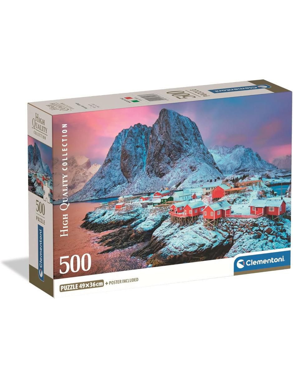 Rompecabezas Lofoten Noruega Villa Hamnoy 500 piezas 1