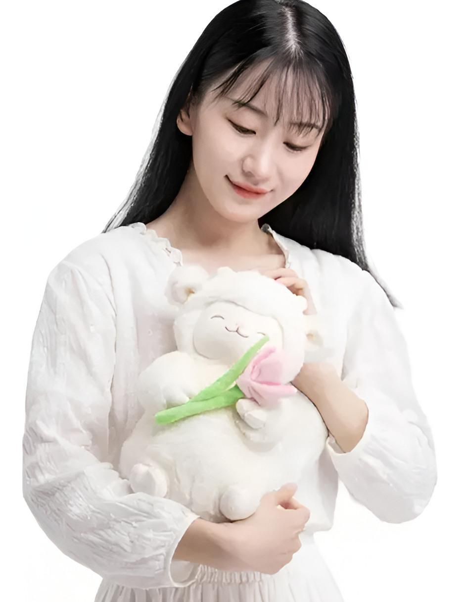 Peluche de borrego de 28 cm