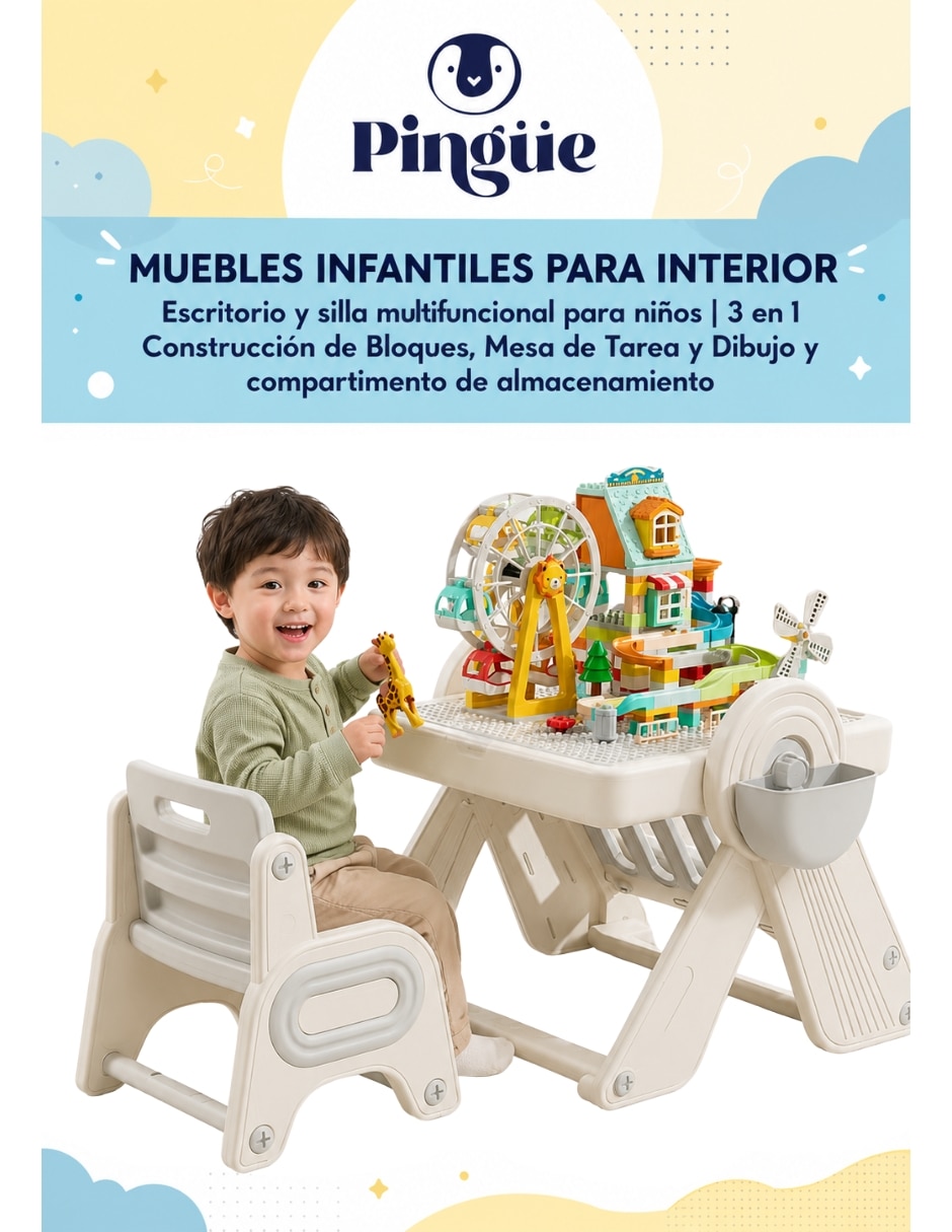Tocador de juguete Pingüe