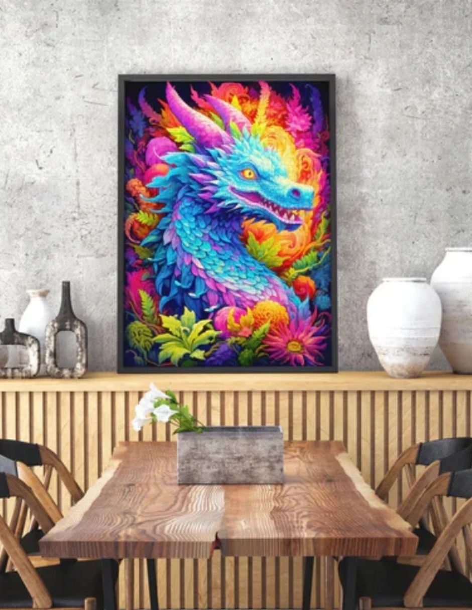 Rompecabezas dragón celestial 1000 piezas