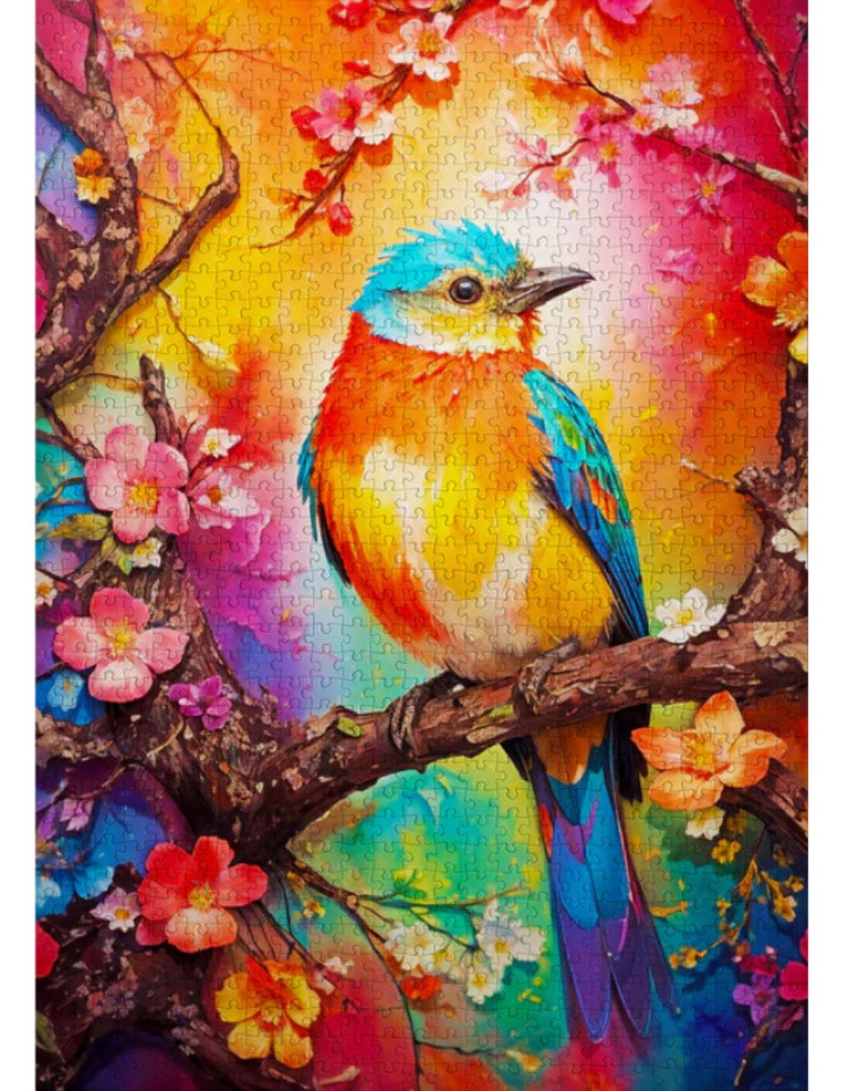 Rompecabezas Animales Pajarito de colores Enjoy Puzzle 1000 piezas