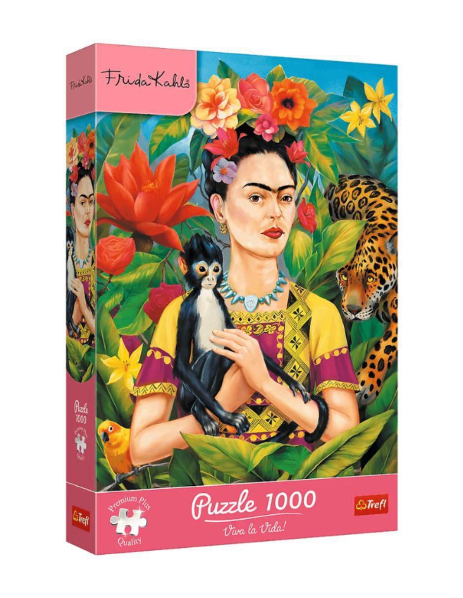 Rompecabezas Frida Kahlo: Retrato de la Jungla Trefl 1000 piezas