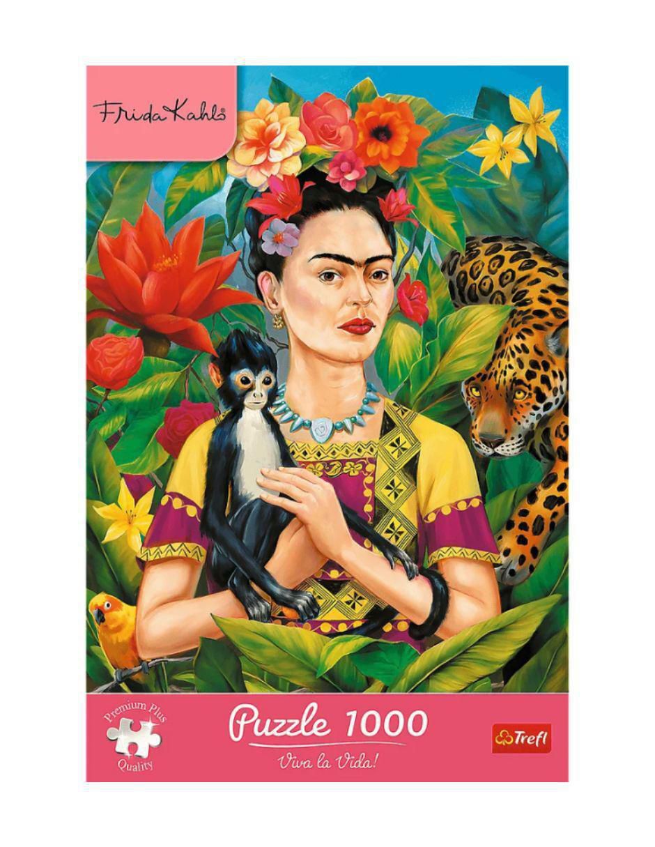 Rompecabezas Frida Kahlo: Retrato de la Jungla Trefl 1000 piezas