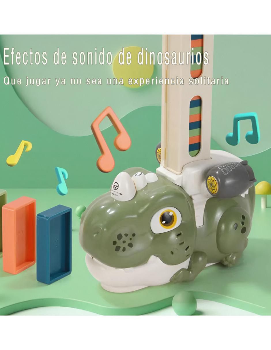 Tren dinodominó Xtellar juego didáctico para niño