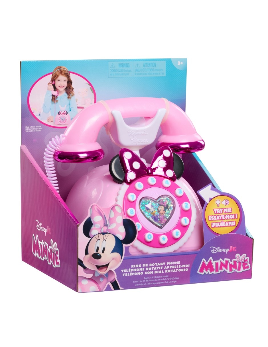 Mouse Telefono Rotativo Ring Me Minnie juego de rol para niños 3