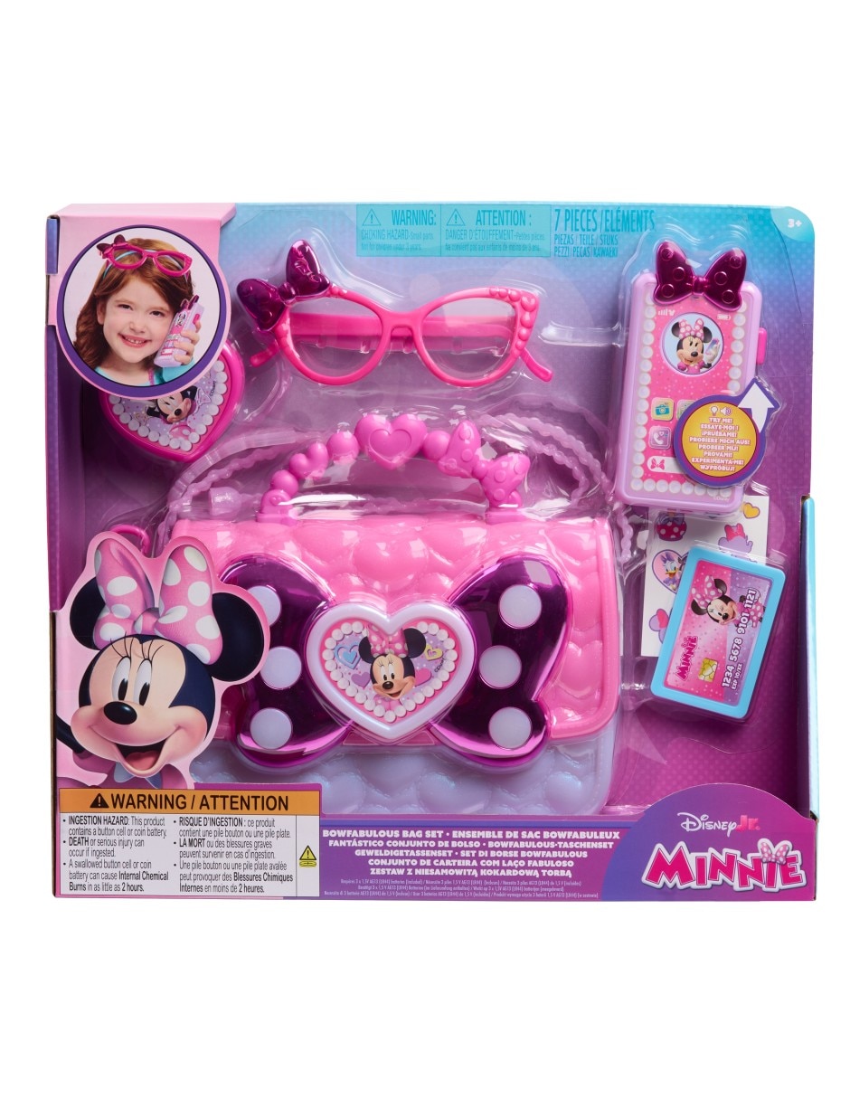 Bowfabulous bag set minnie juego de rol para niños Bowfabulous bag set minnie juego de rol para niños
