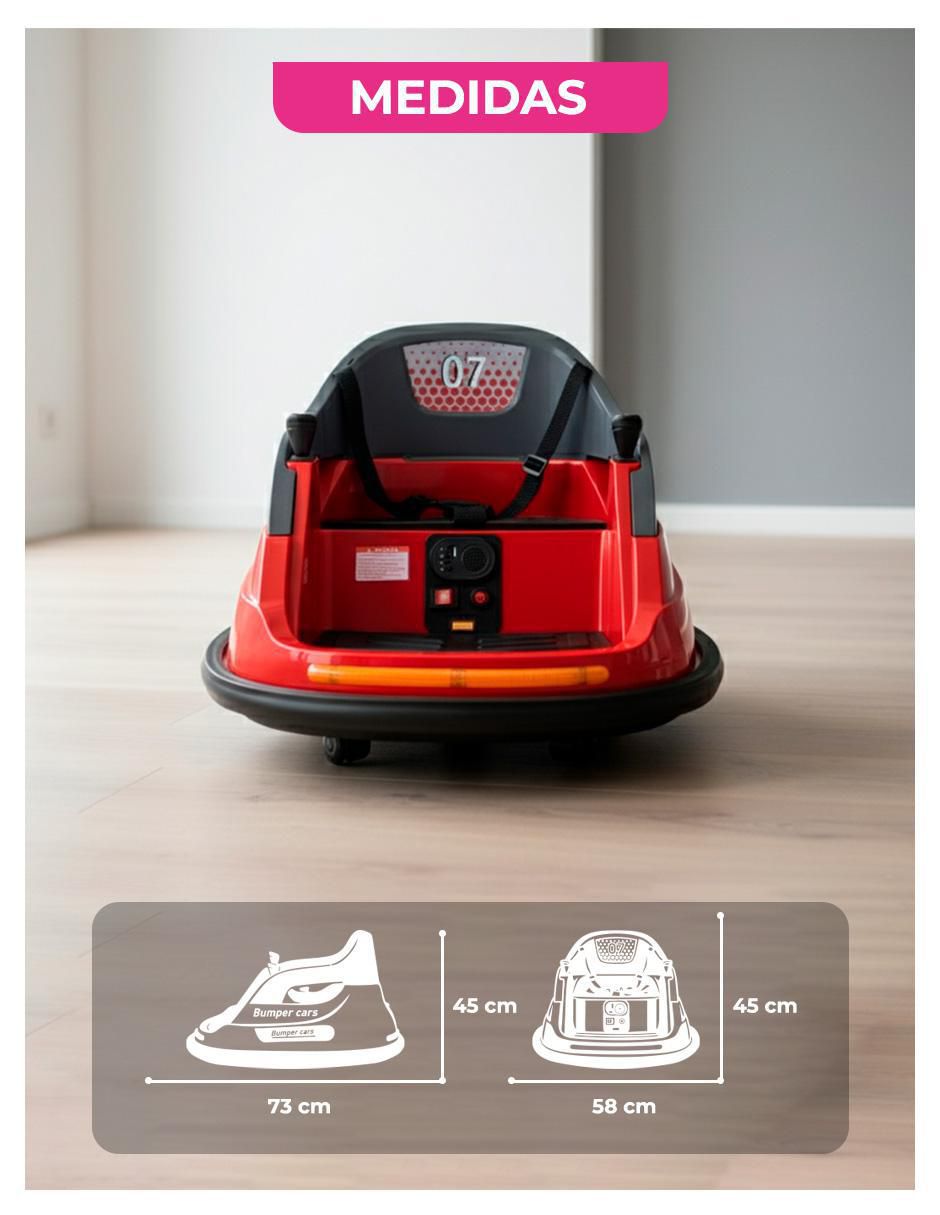 Automóvil montable con control remoto recargable 7