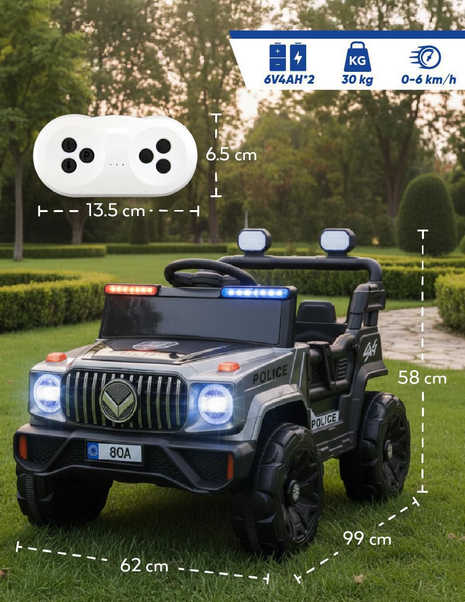Automóvil montable con control remoto recargable 5