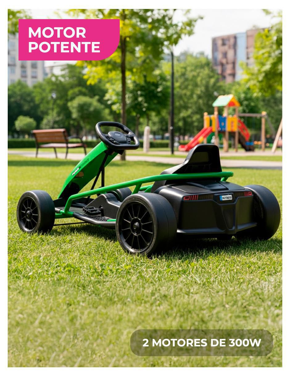 Go kart montable recargable