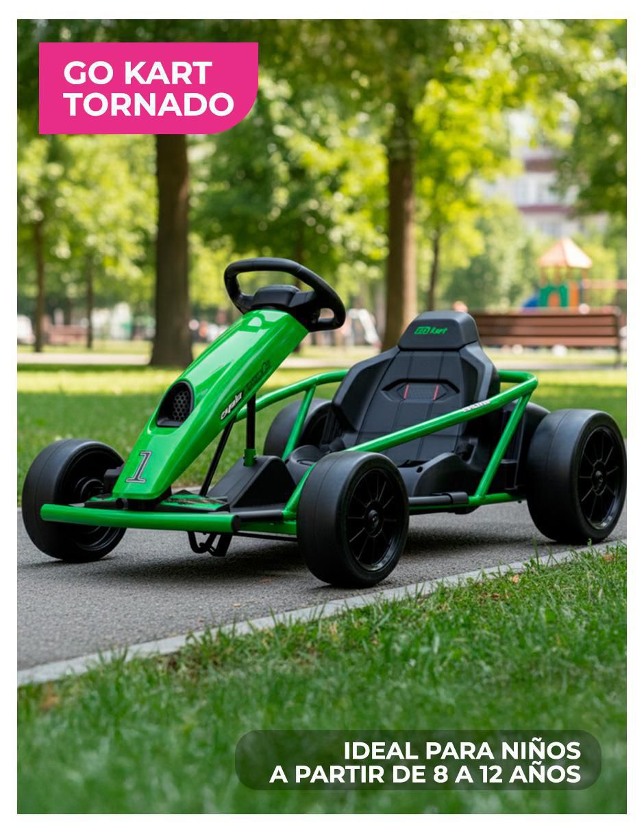 Go kart montable recargable