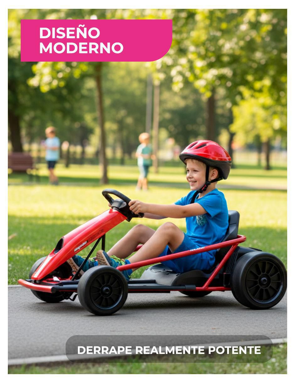 Go kart montable recargable 5