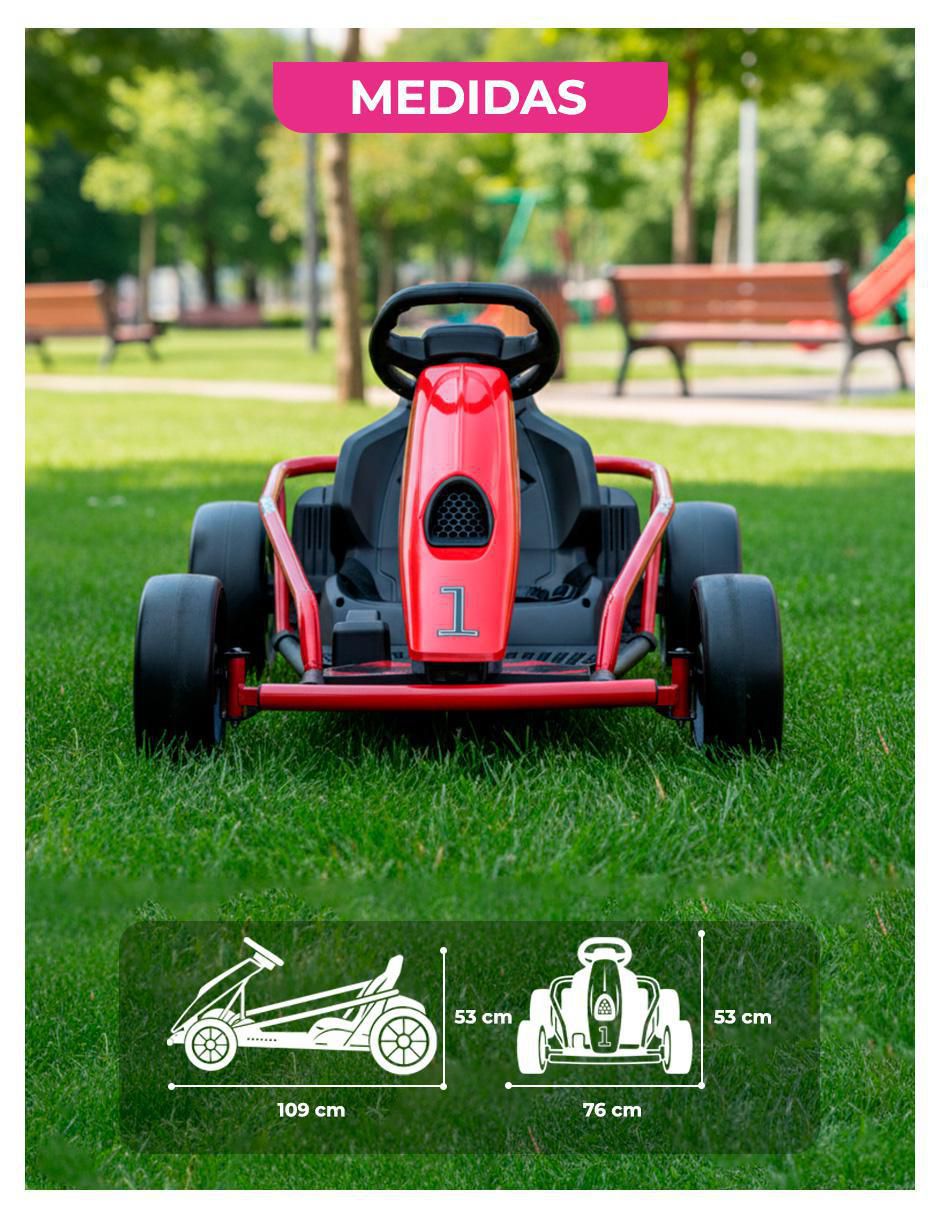 Go kart montable recargable 7