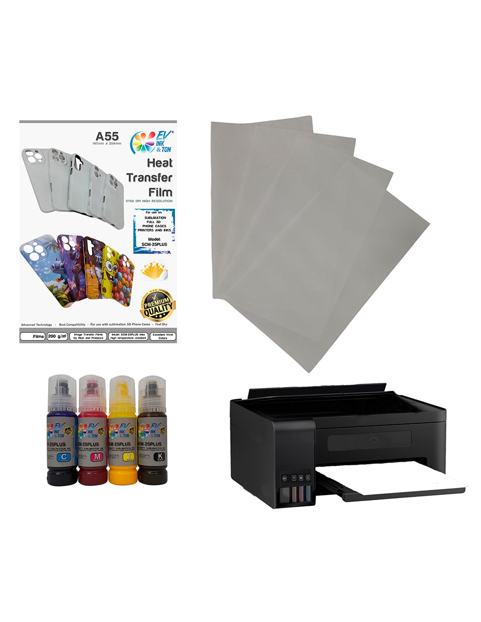 Kit prensa de calor para sublimar 2