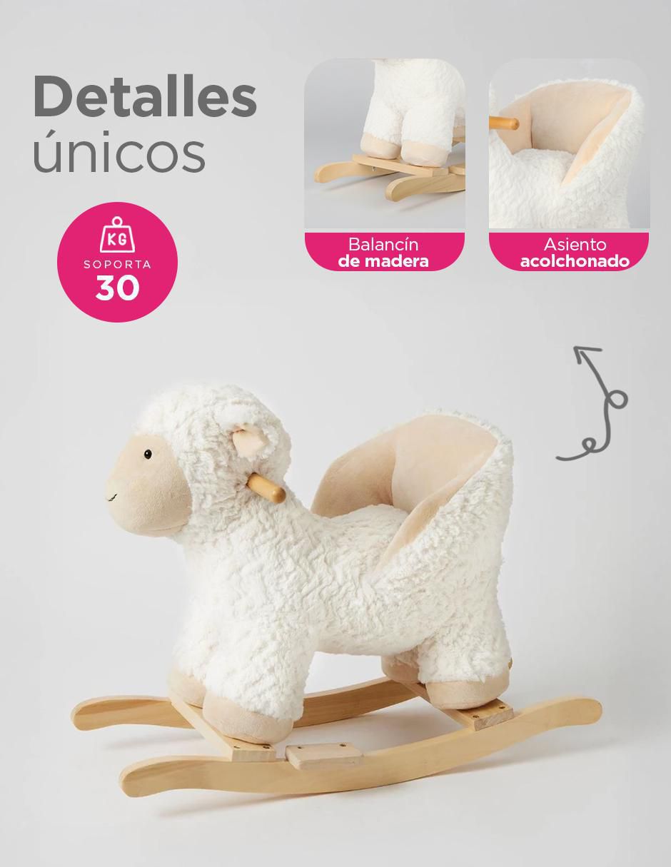 Balancín montable Bombi mimos musicales de batería unisex
