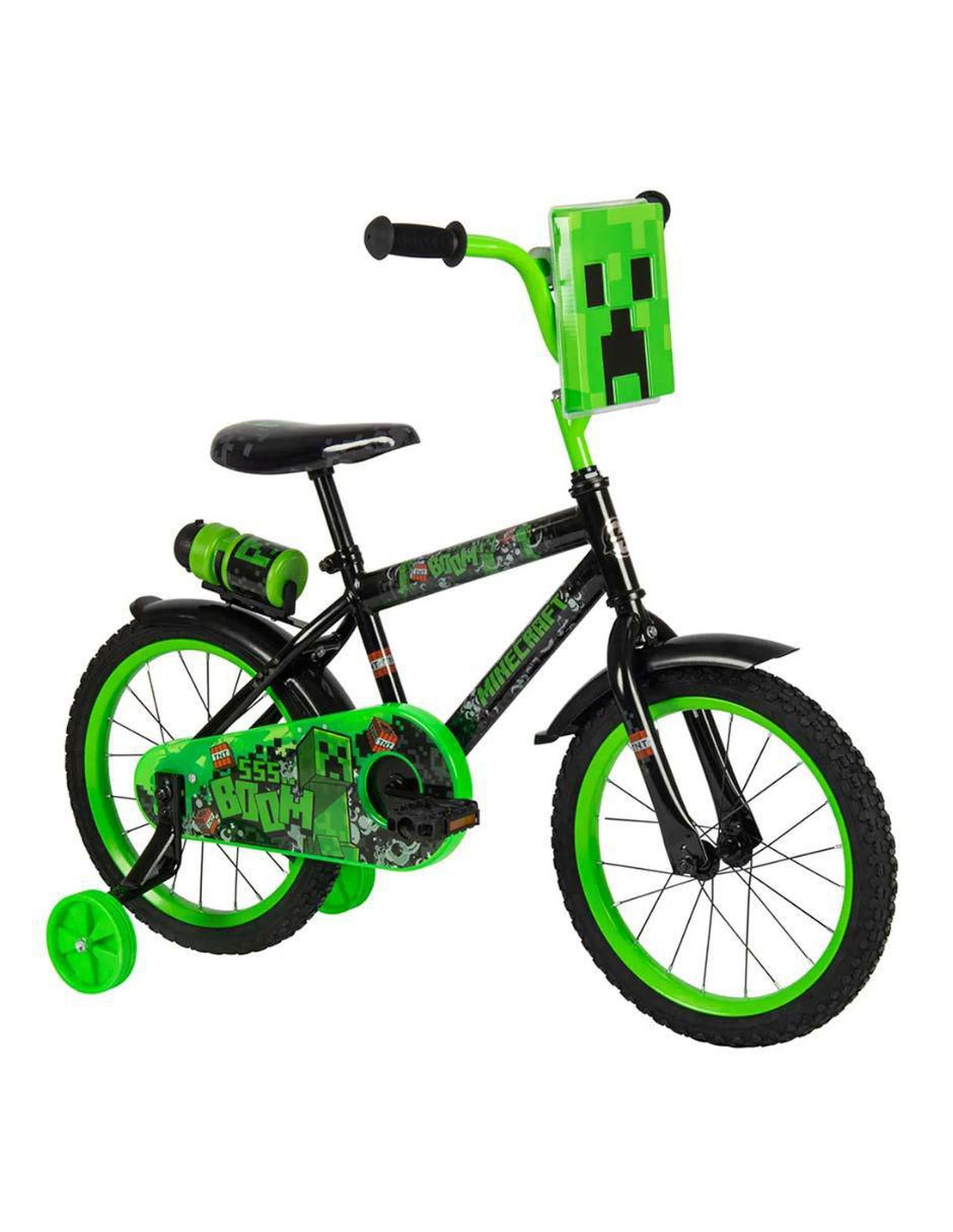 Bicicleta infantil rodada 16 Minecraft