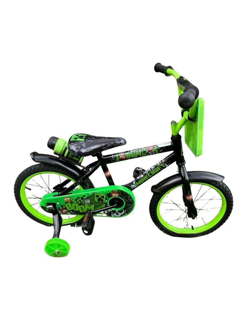 Bicicleta infantil rodada 16 Minecraft 2