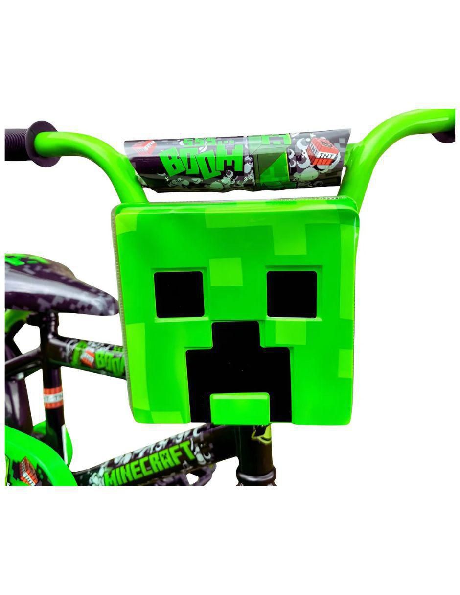 Bicicleta infantil rodada 16 Minecraft 3