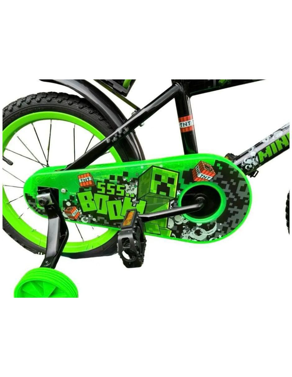 Bicicleta infantil rodada 16 Minecraft 4