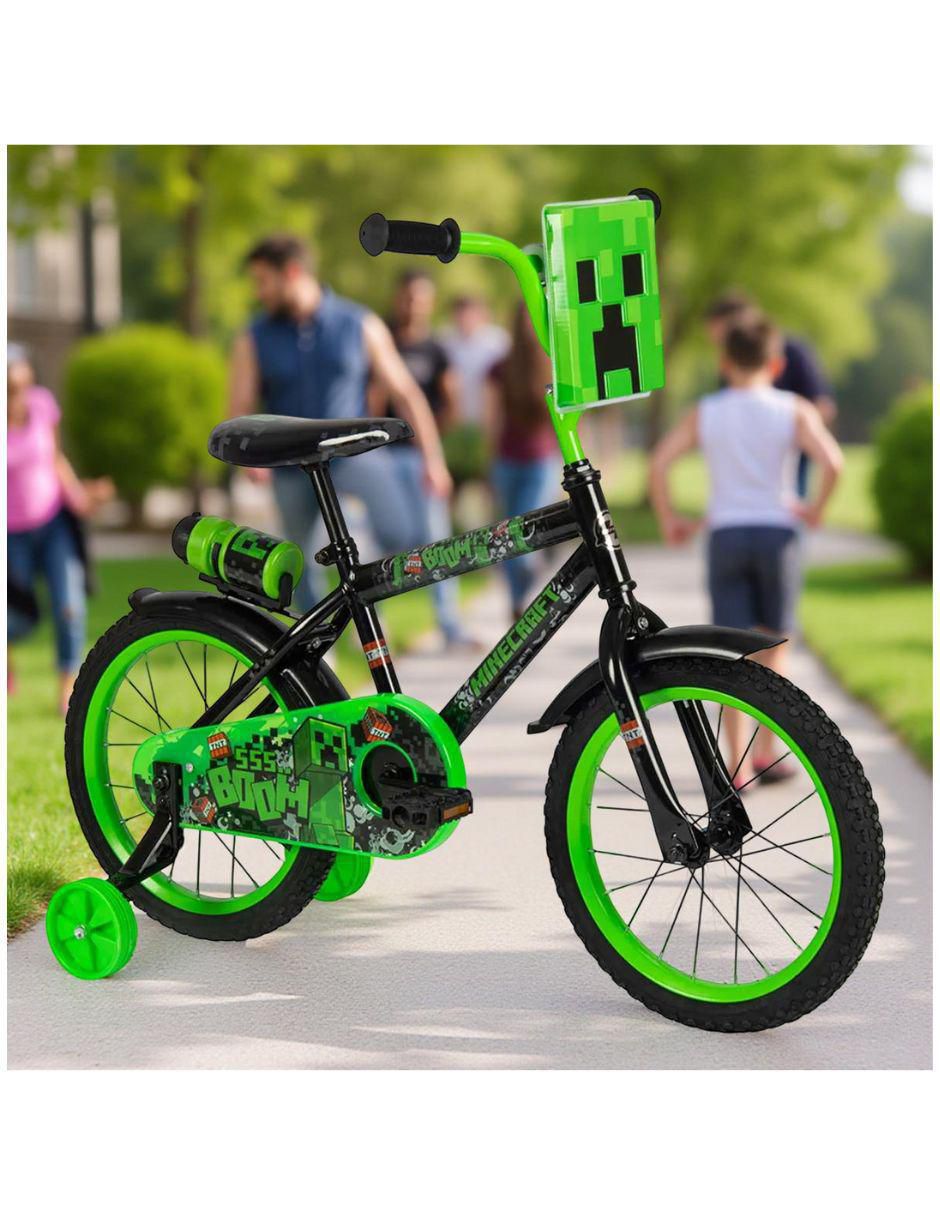 Bicicleta infantil rodada 16 Minecraft 5