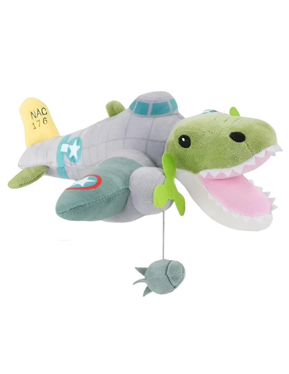 Peluche híbrido de Avión y Cocodrilo de 30 cm