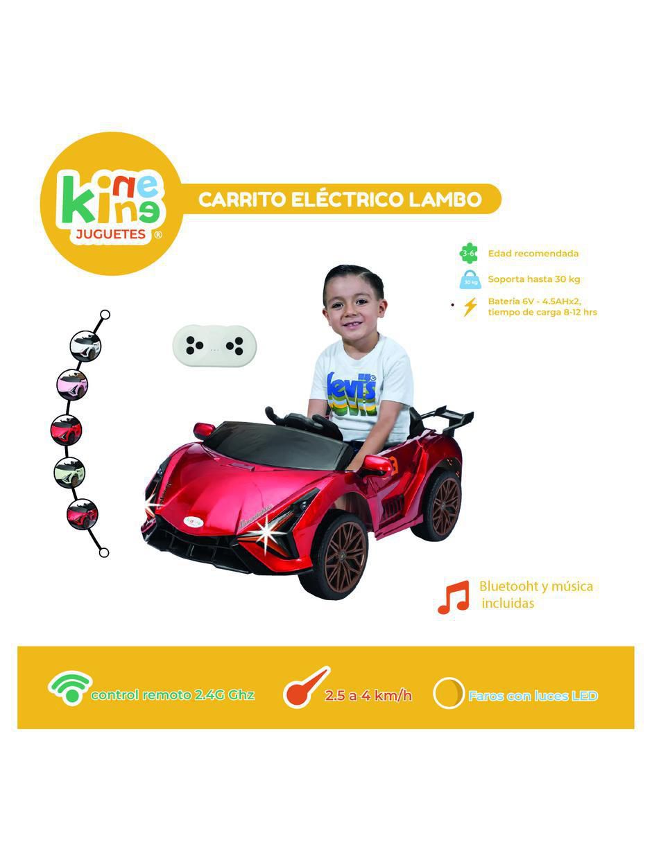 Automóvil montable con control remoto de batería unisex 7