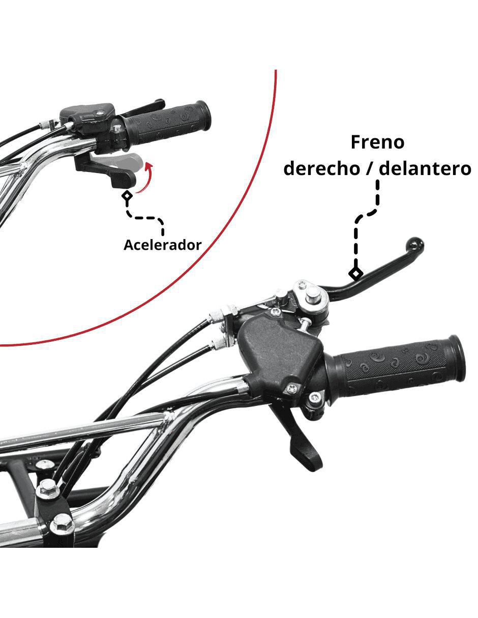 Cuatrimoto montable de combustible 5