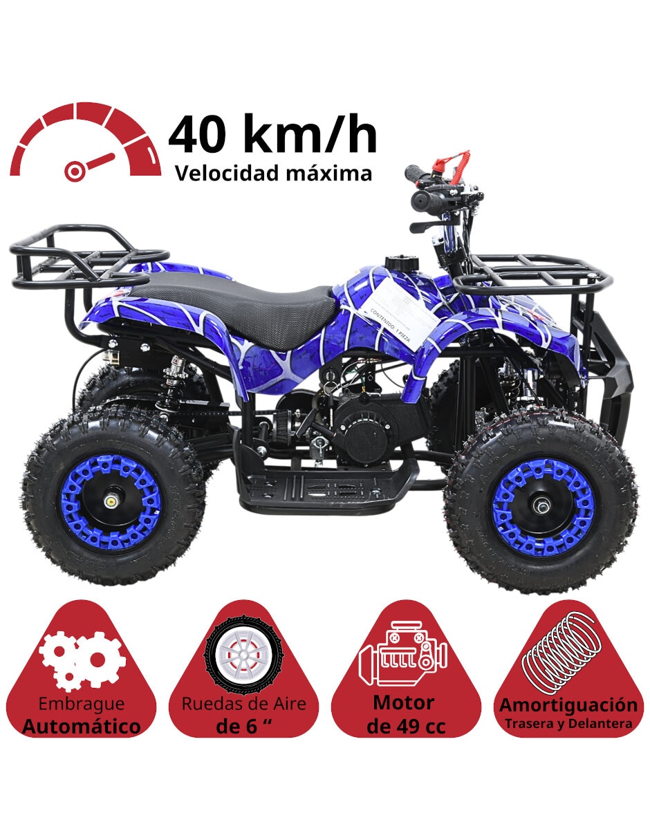 Cuatrimoto montable de combustible para niños grandes unisex 6