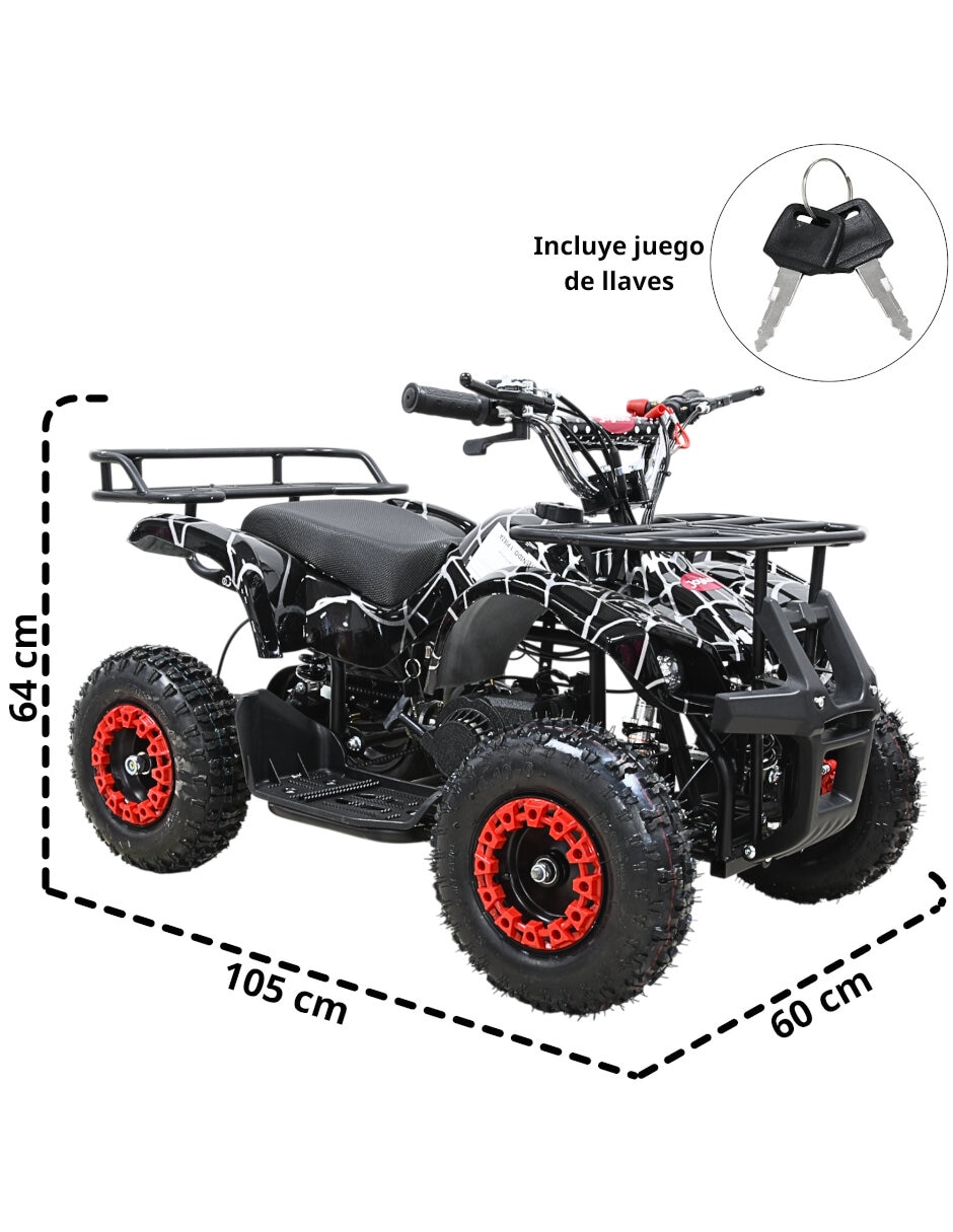 Cuatrimoto montable Joykoo de combustible para niños grandes unisex