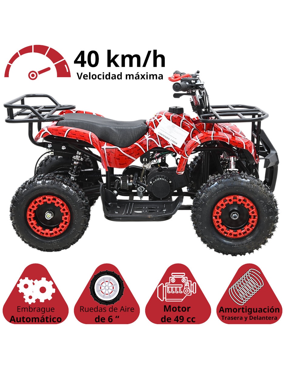 Cuatrimoto montable de combustible 7