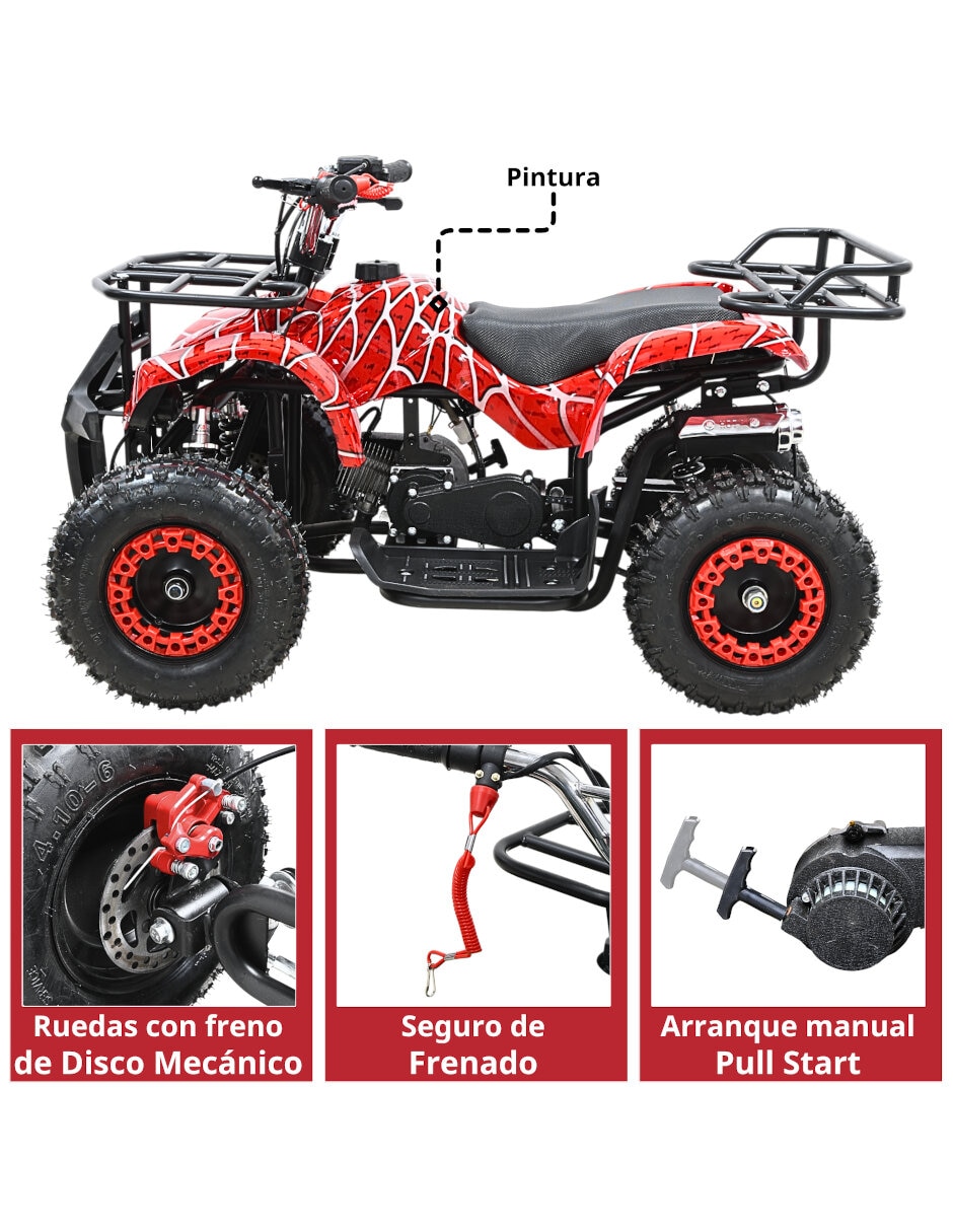 Cuatrimoto montable de combustible 8