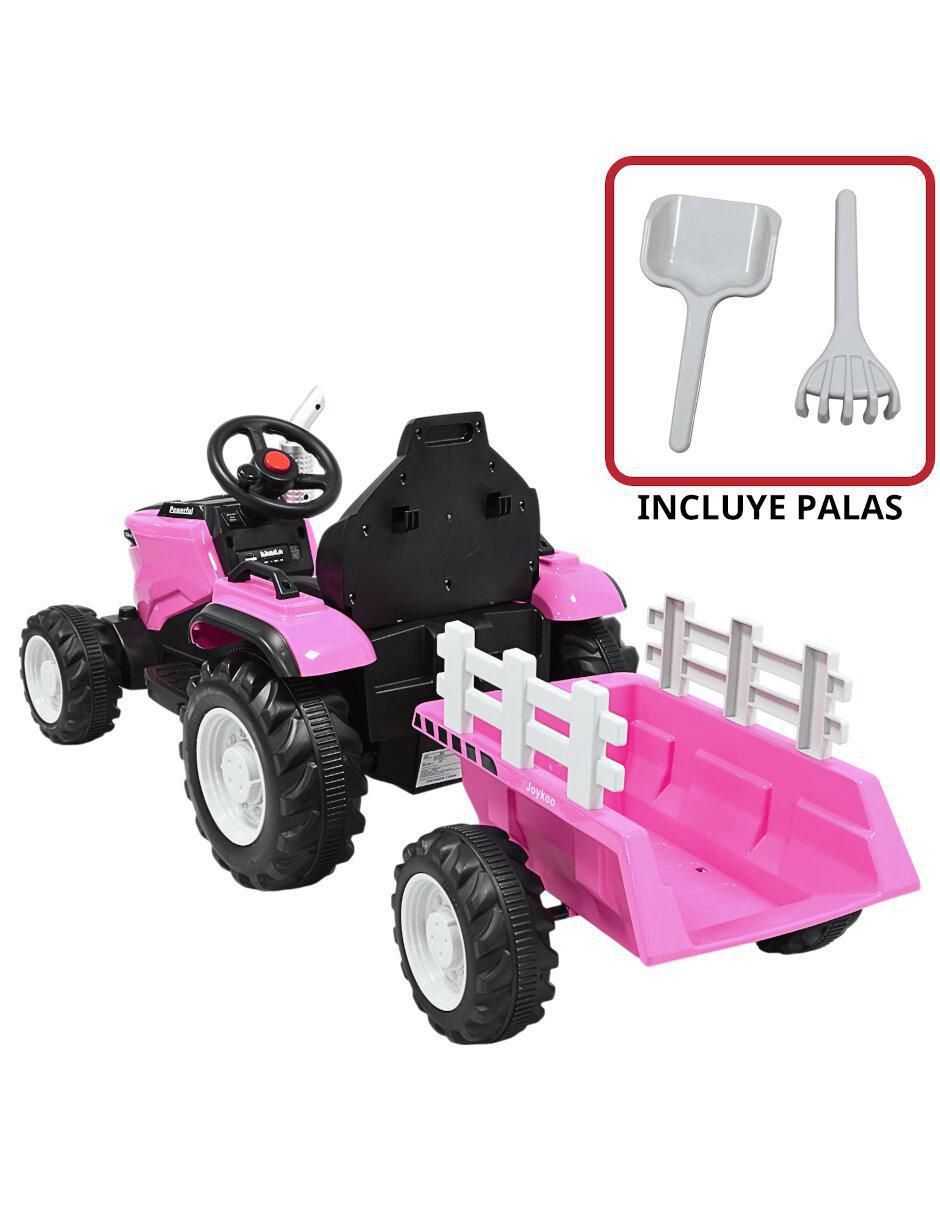 Tractor montable con control remoto recargable infantil 6