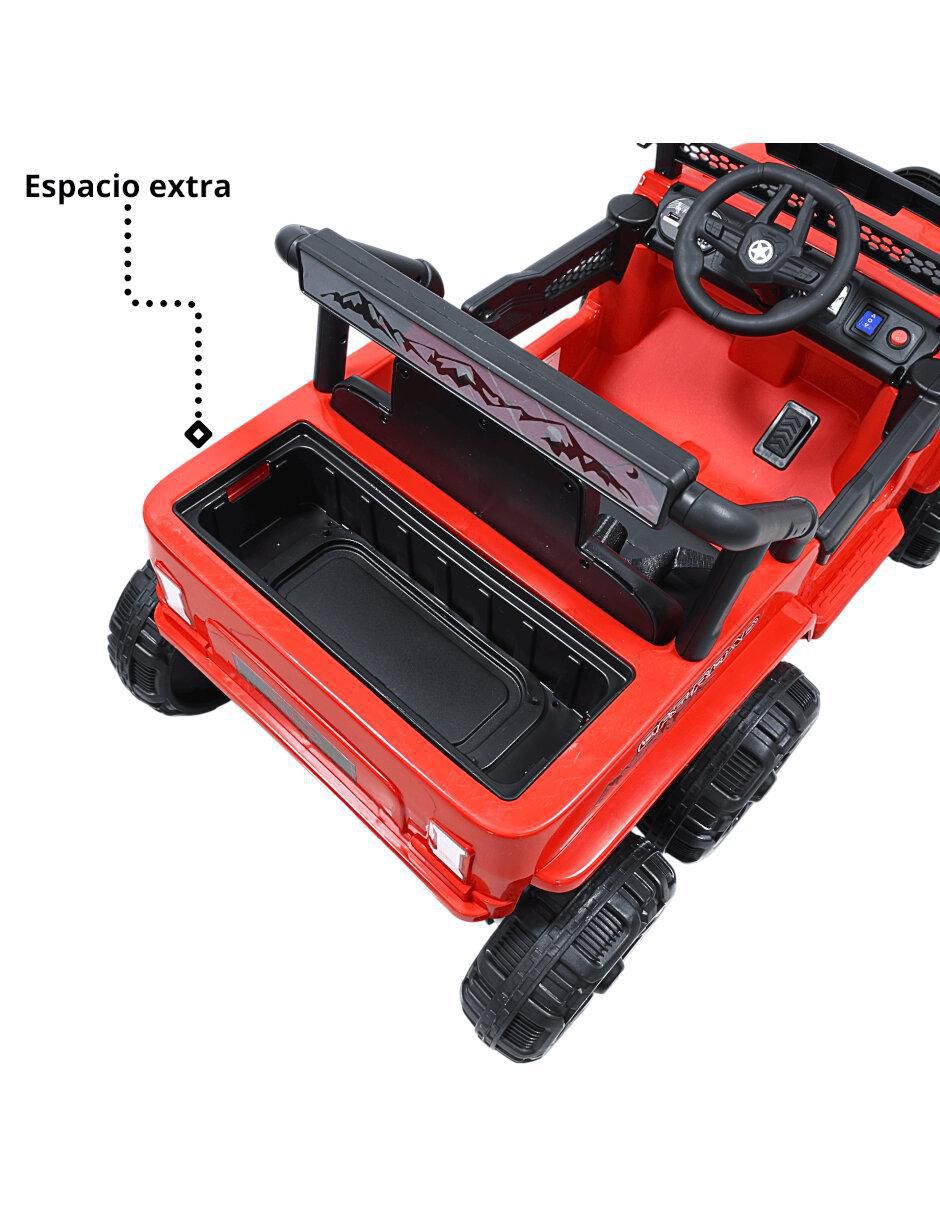 Automóvil montable con control remoto Road recargable infantil 6