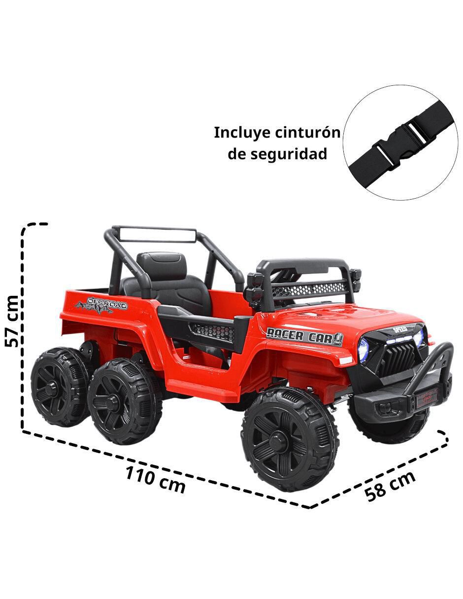 Automóvil montable con control remoto Road recargable infantil 8