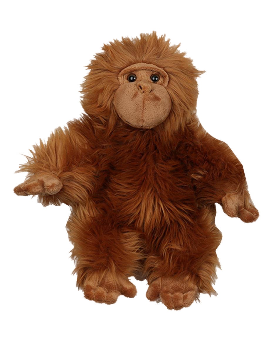 Peluche de orangután The Puppet Company Full Bodied Animal Puppets de 12 cm
