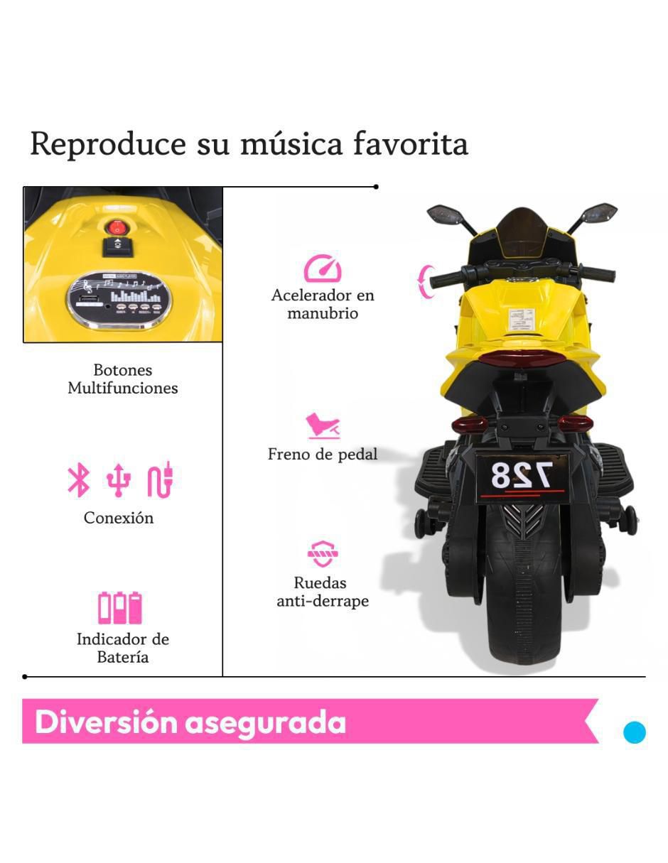 Moto montable de batería infantil 5