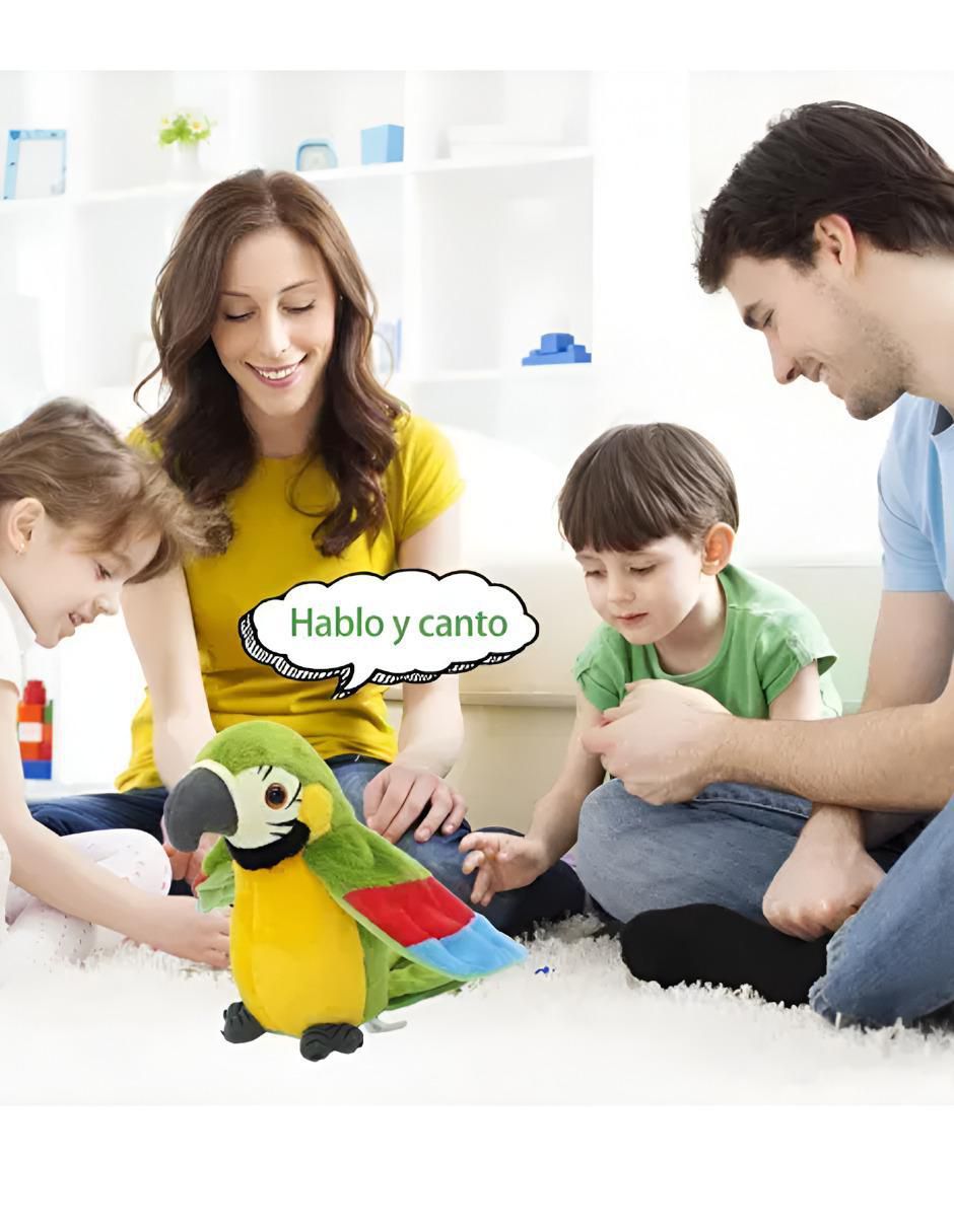 Peluche de loro de 22 cm