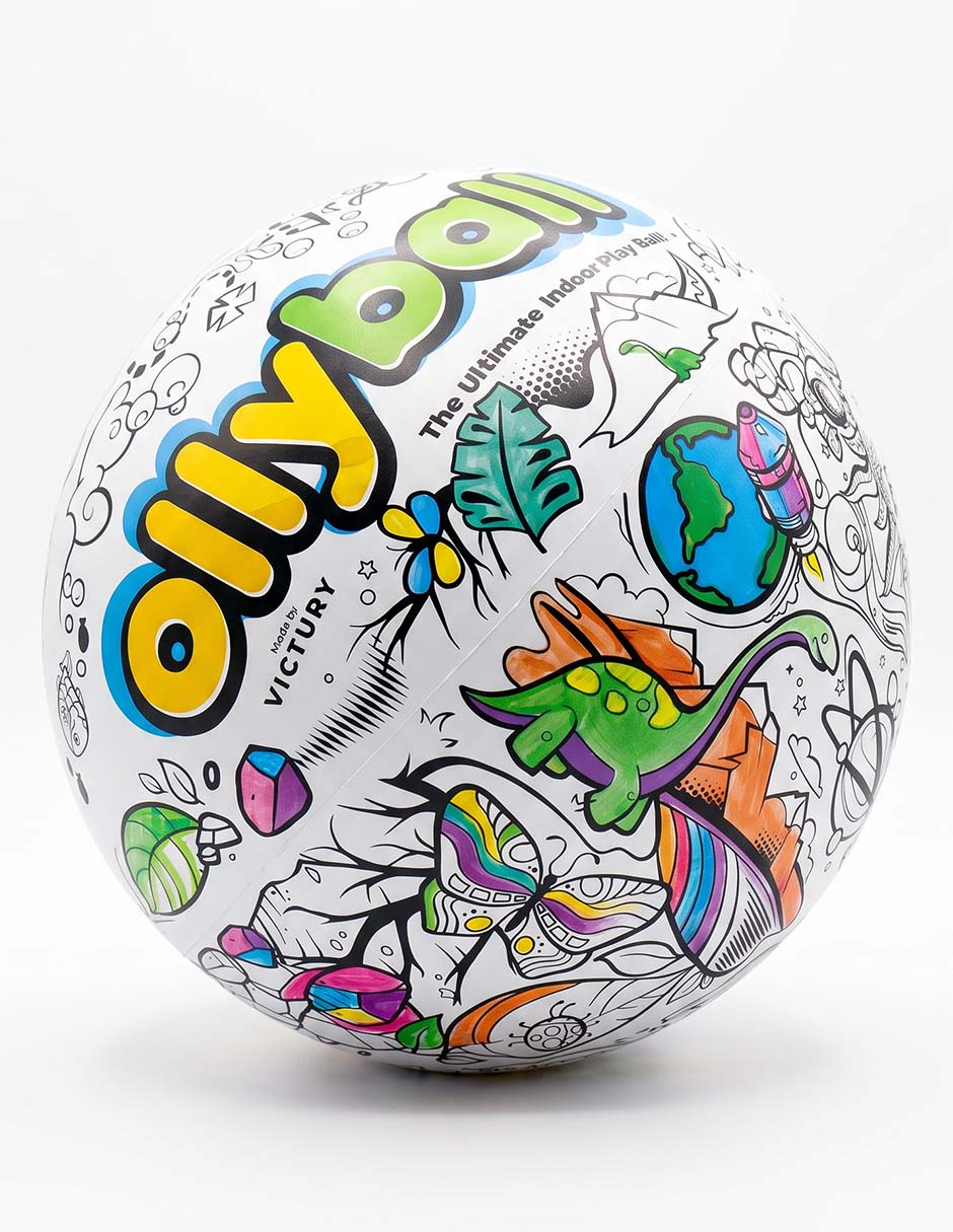 Balón Ollyball Girl Power para entretenimiento