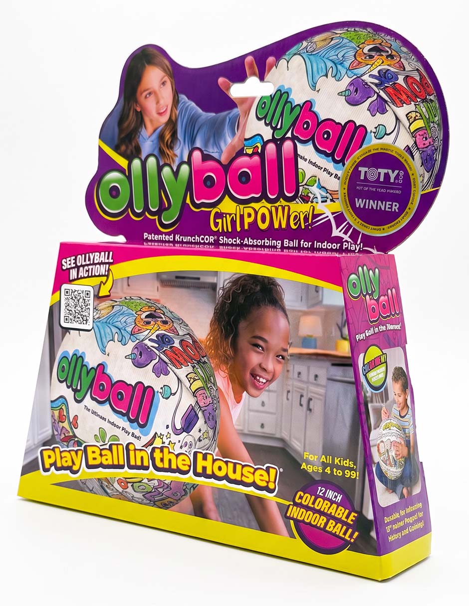 Balón Ollyball Girl Power para entretenimiento 2