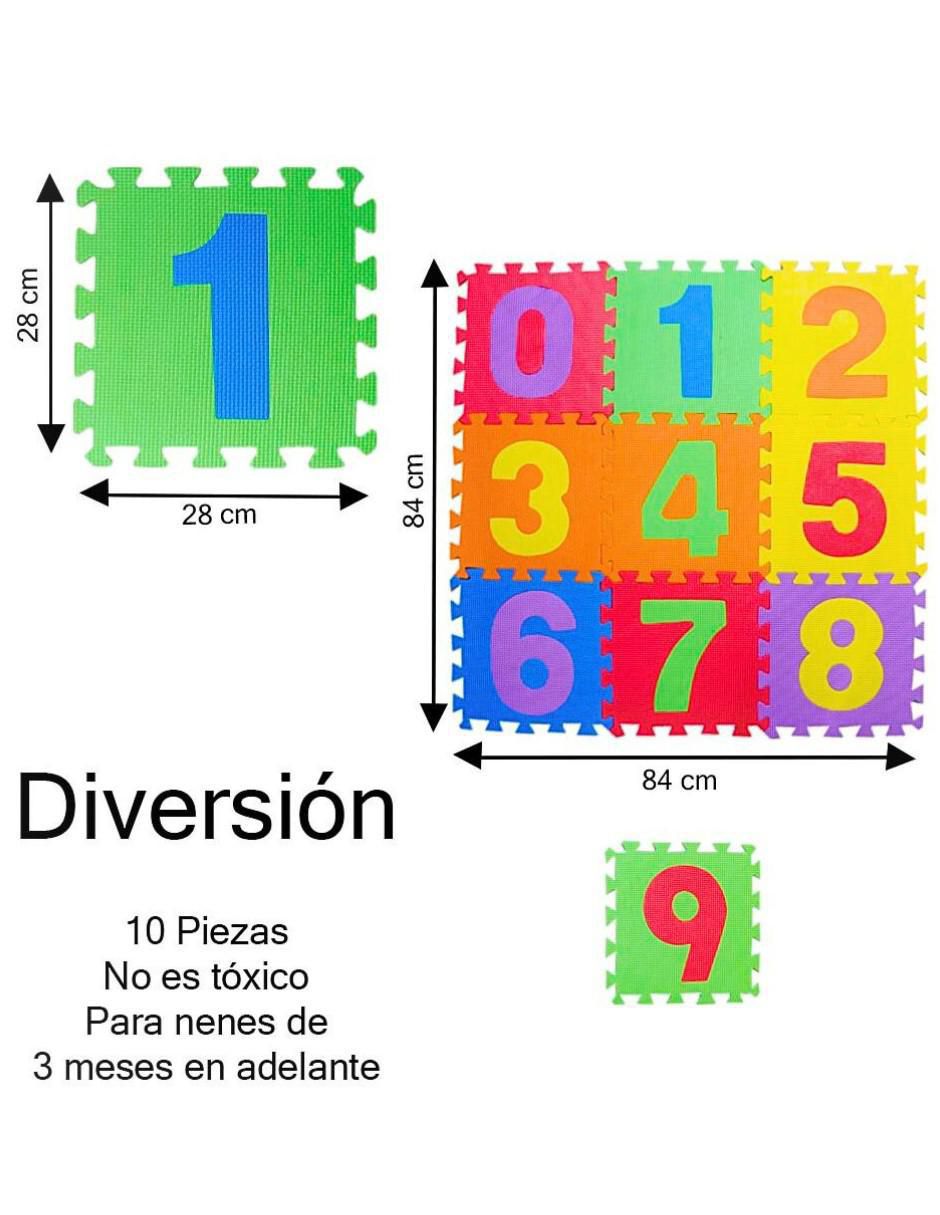 Tapete de números de foamy 2