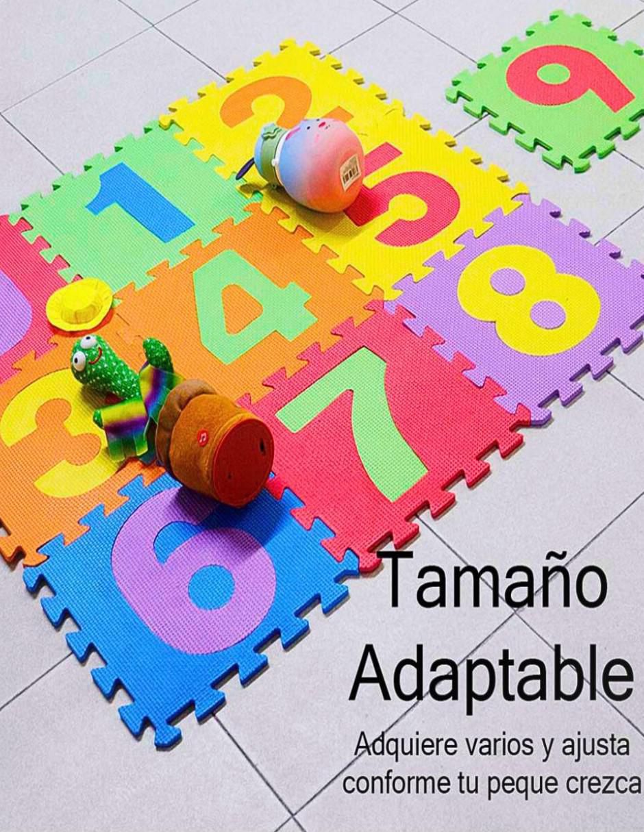 Tapete de números de foamy 3